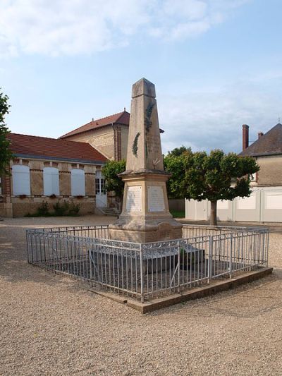 War Memorial Poilly-sur-Tholon
