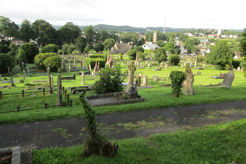 Oorlogsgraven van het Gemenebest Carmarthen Cemetery