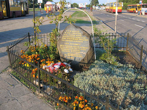 Monument Slachtoffers Bombardement Wschodnia Osobowa Station