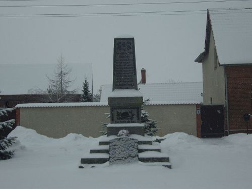 War Memorial Brenitz bei Sonnewalde