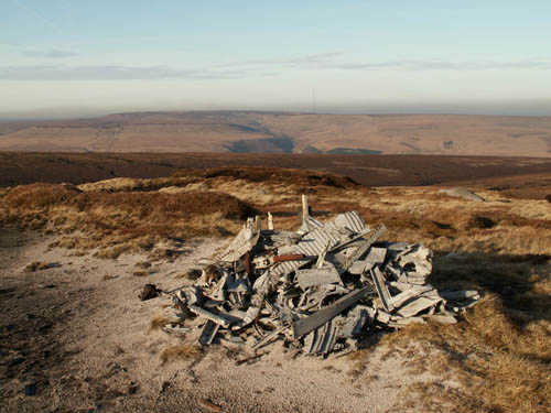 Crash Site & Wreckage Defiant Fighter Bleaklow Hill