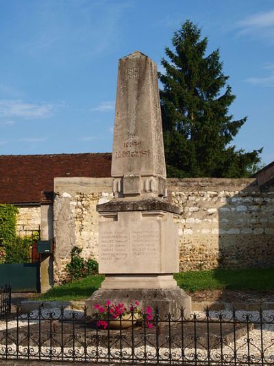 War Memorial Paroy-sur-Tholon