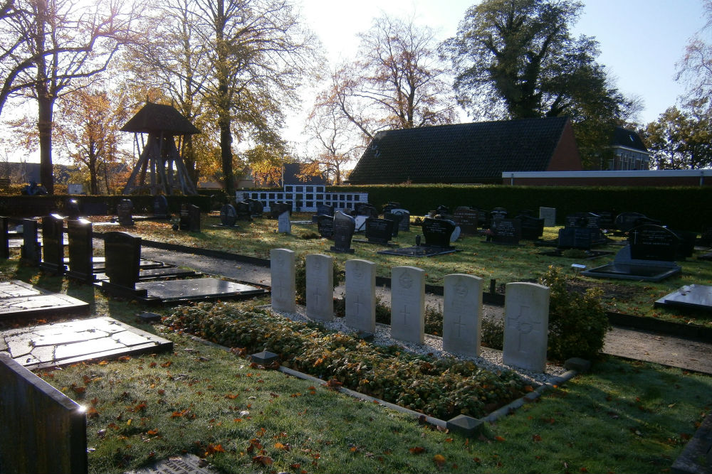 Commonwealth War Graves Protestant Churchyard Drachtstercompagnie
