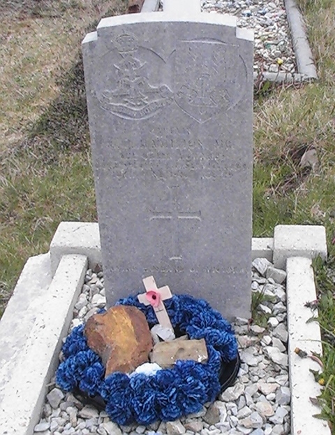 Grave of Captain Gavin John Hamilton MC