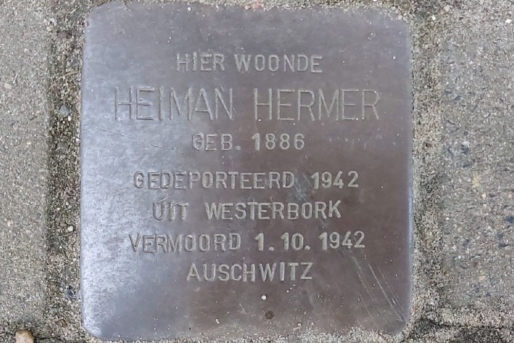 Stolperstein Kortenaerstraat 63 #3