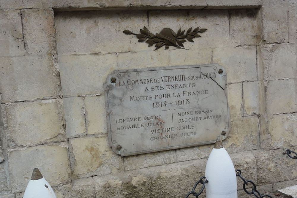 Monument Eerste Wereldoorlog Verneuil-sous-Coucy