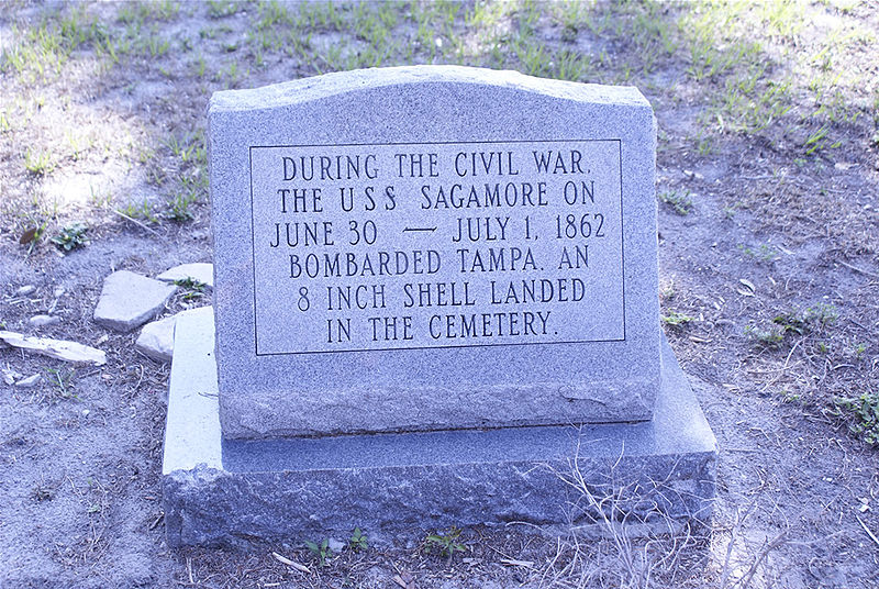 Monument Beschieting door USS Sagamore