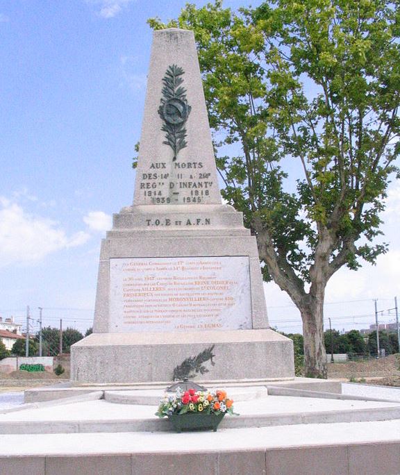 Monument 14e en 214e Rgiment dInfanterie