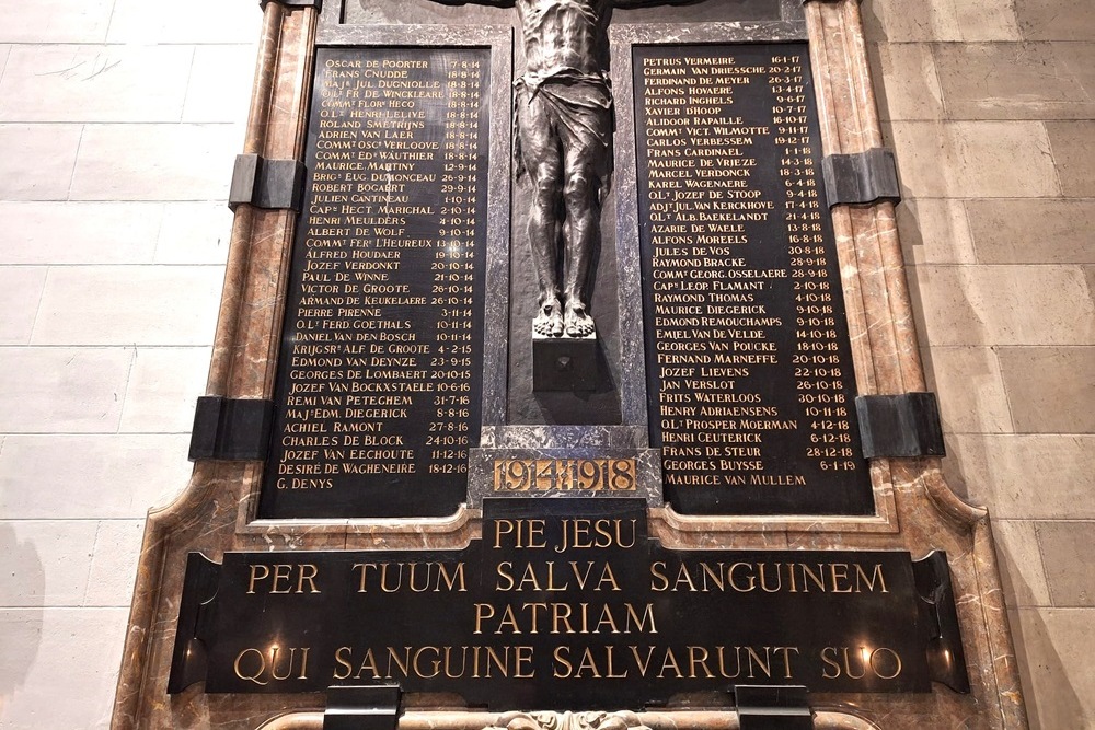 War Memorial Ghent Onze-Lieve-Vrouw Sint-Pieters Church #3