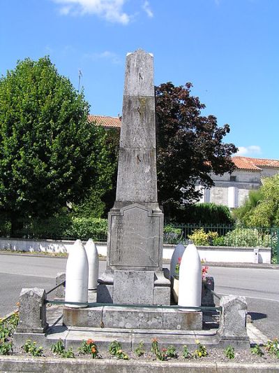 Monument Eerste Wereldoorlog Ambleville #1
