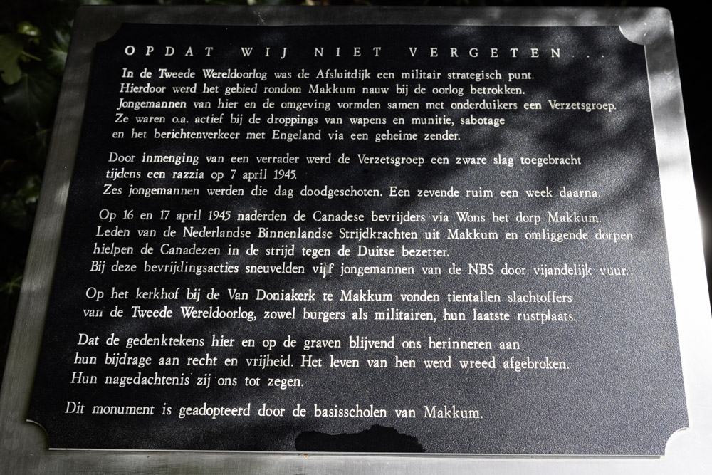 Verzetsmonument Makkum #4