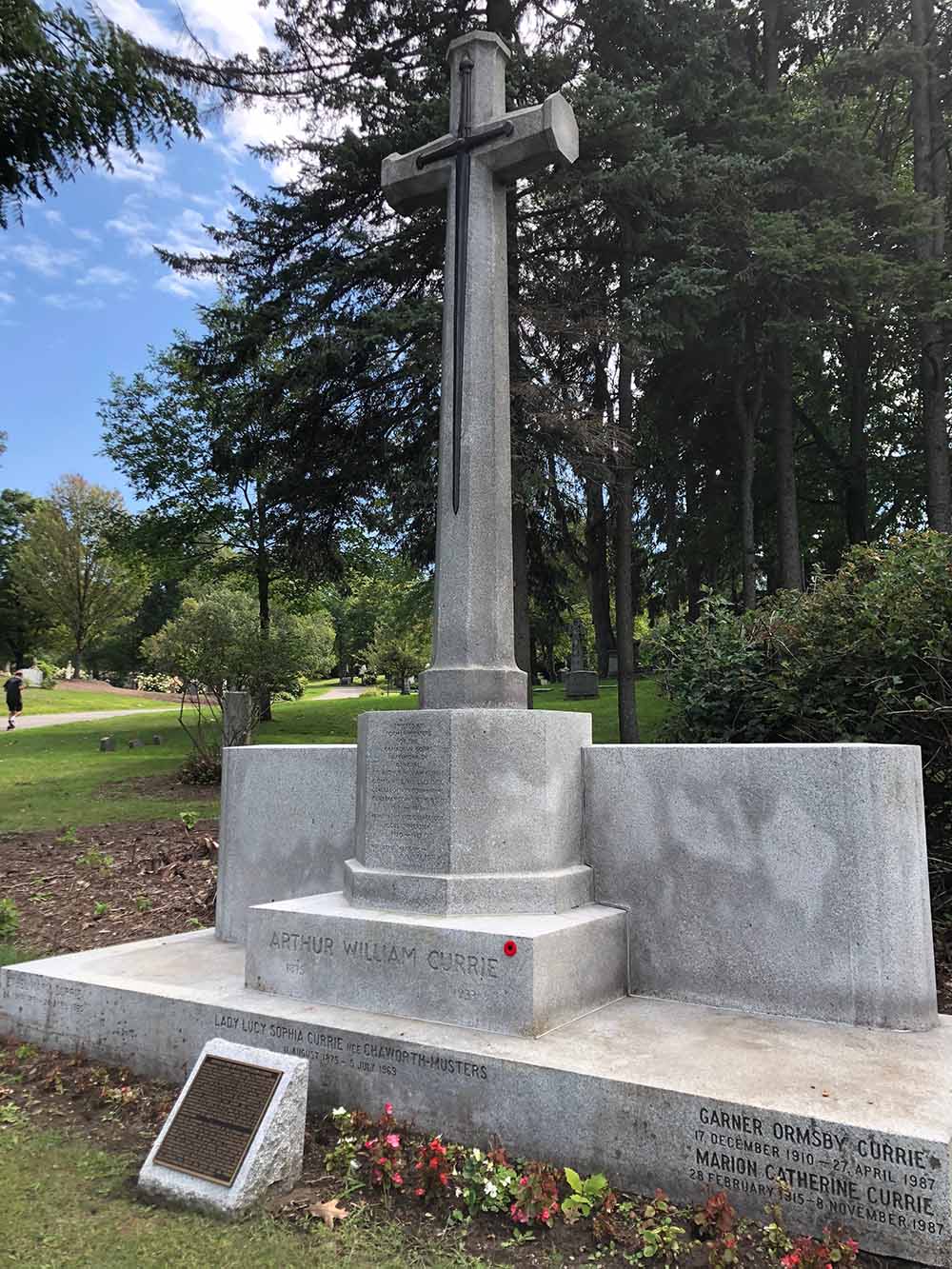 Grave Memorial General Arthur Currie