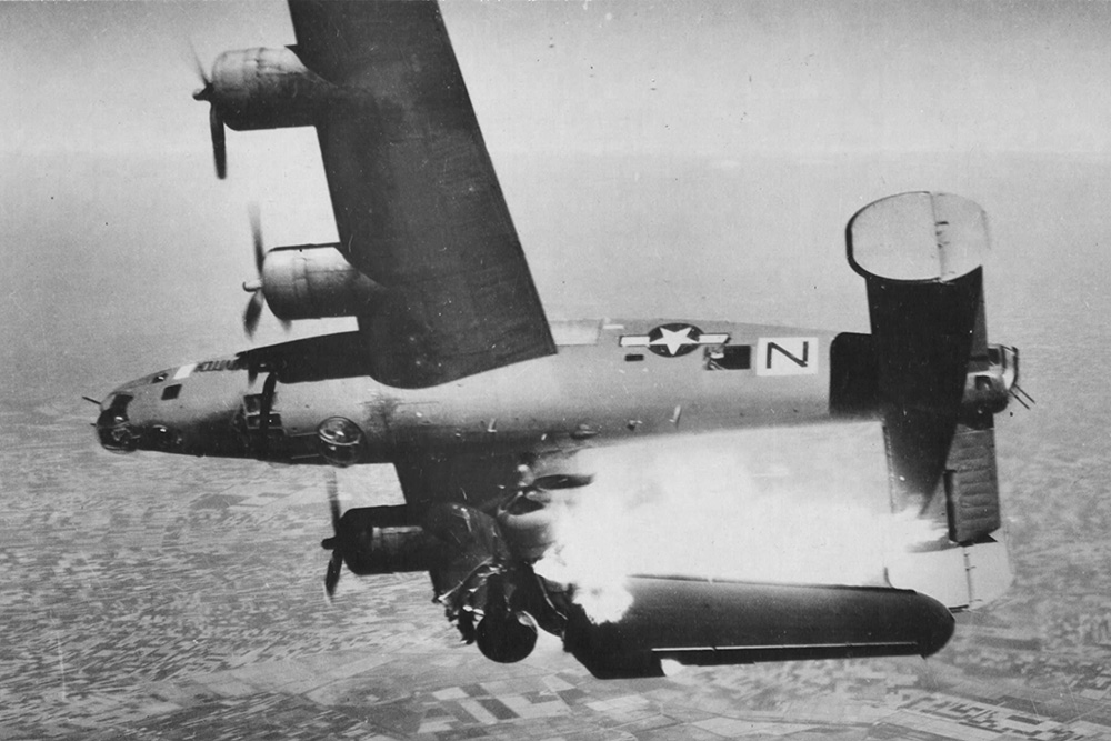 Crashlocatie Consolidated B-24L-15-FO Liberator 44-49972
