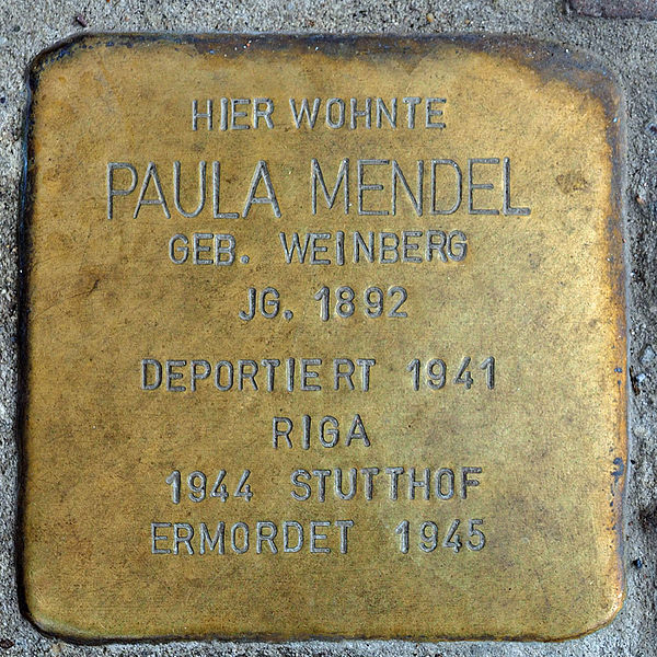 Stolpersteine Von-Loe-Straße 14 #3