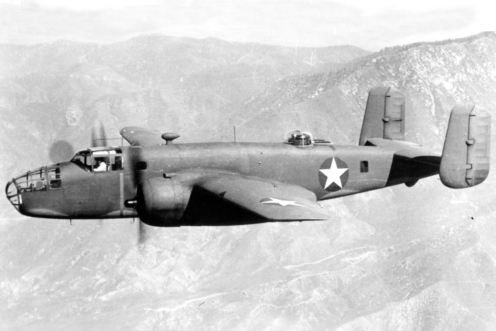 Crashlocatie B-25C-10 Mitchell 42-32319