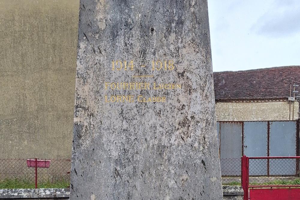 War Memorial Villeneuve-au-Chemin #5