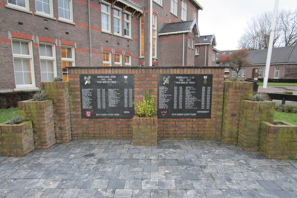 Monument voor gesneuvelde militairen in Nederlands Oost-Indi.