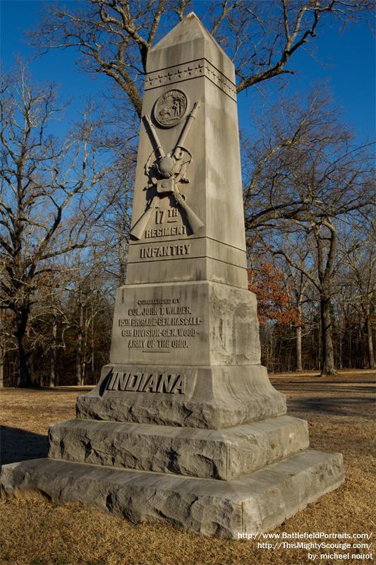 Monument 17th Indiana Infantry Regiment