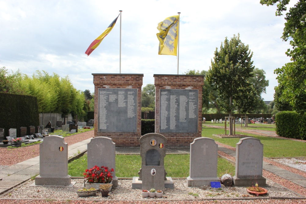 Belgische Oorlogsgraven Wakken