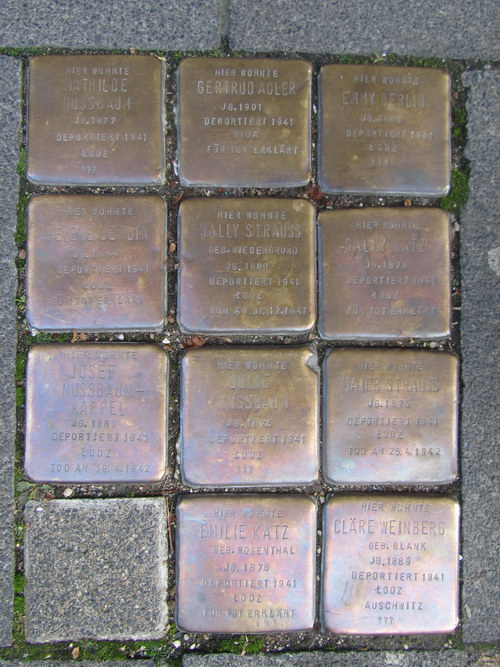 Stolpersteine Eifelstrae 27 #2