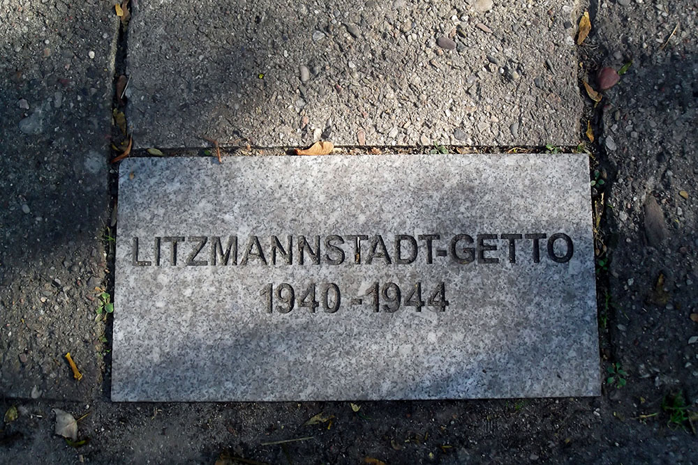 Marking Stone Litzmannstadt Ghetto