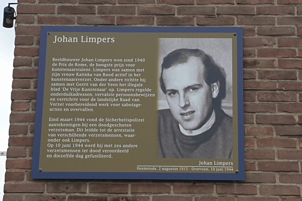 Memorial Plates Slotermeer Johan Limpersstraat