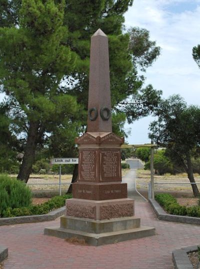 War Memorial Pinnaroo