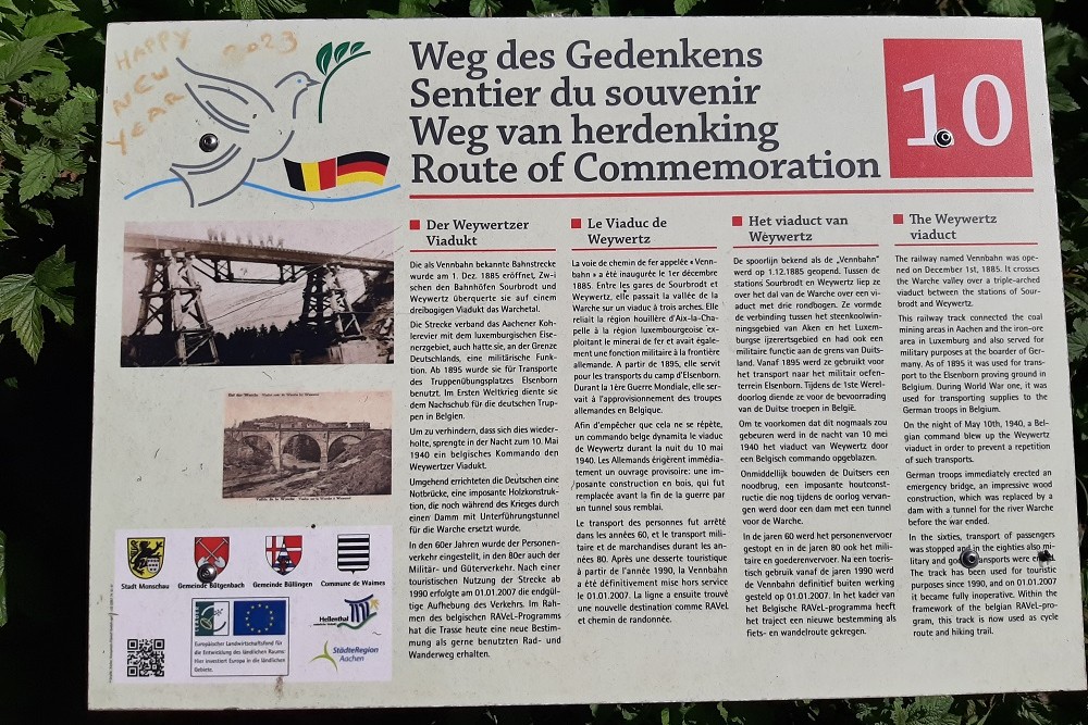 Route of Commemoration No. 10: The Weywertz Viaduct
