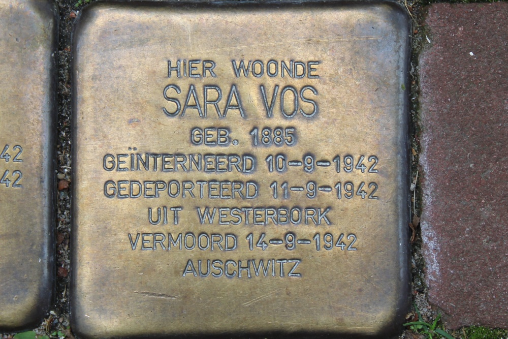 Stolpersteine Nieuwe Amstelstraat 58 #4