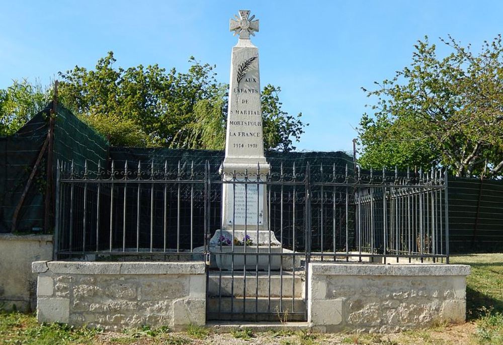 Monument Eerste Wereldoorlog Saint-Martial