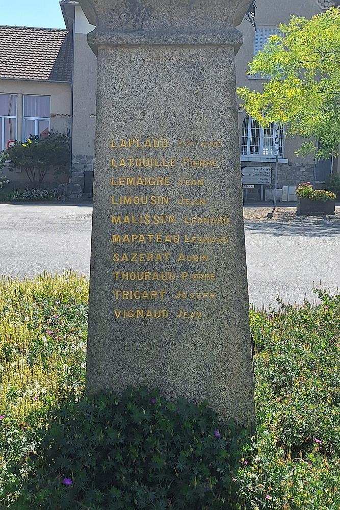 War Memorial Saint-Maurice-les-Brousses #4