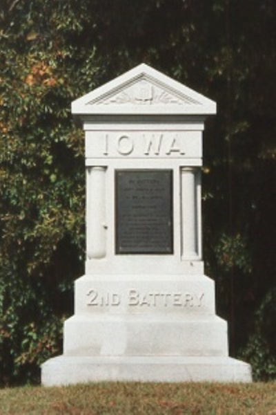 2nd Battery Iowa Light Artillery (Union) Monument