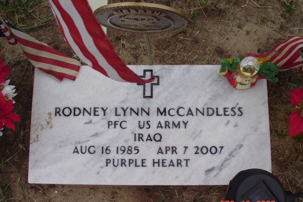 American War Grave Jones Prairie Cemetery