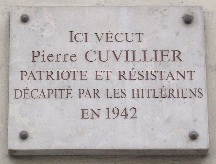 Gedenkteken Pierre Cuvillier