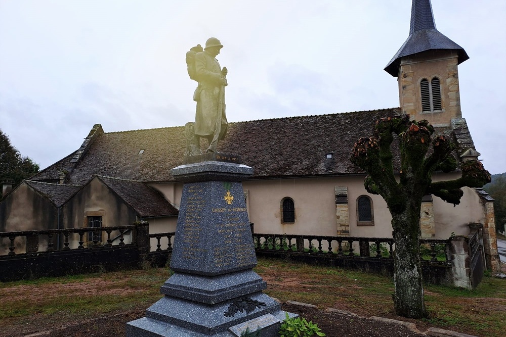 Oorlogsmonument Chissey-en-Morvan