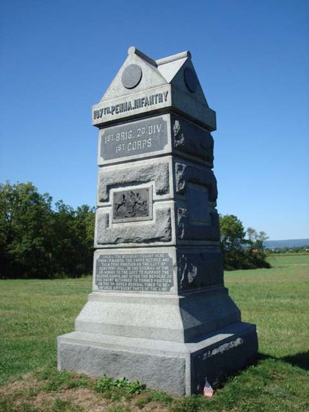 Monument 107th Pennsylvania Infantry