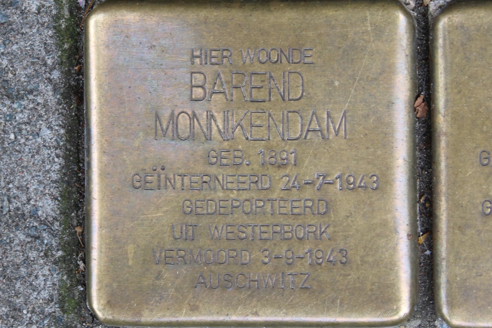 Stolpersteine Ruysdaelstraat 31 #2