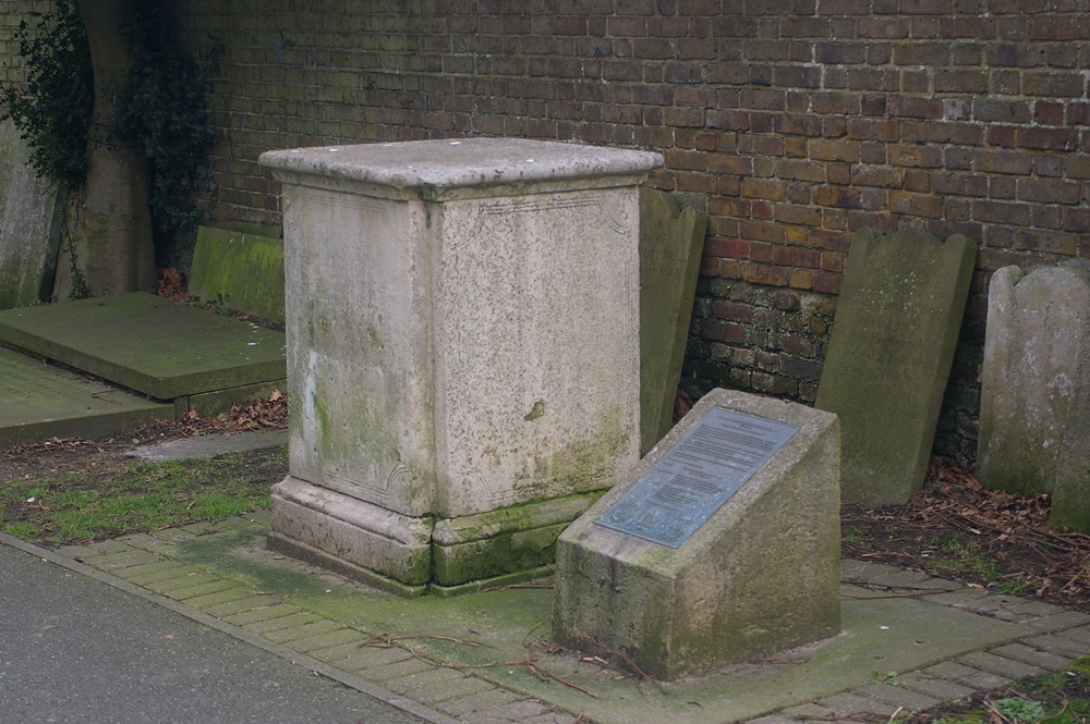 Grave-memorial of Captain Edward Thornborough Parker