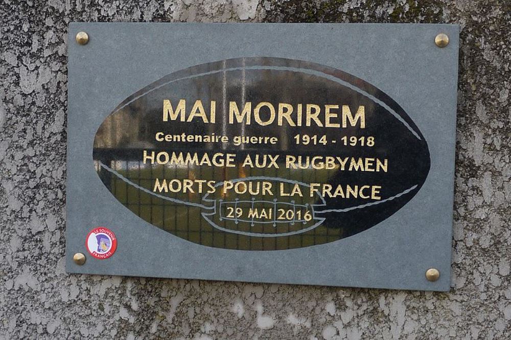 Monument Eerste Wereldoorlog Franse Rugbyers