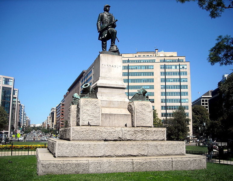 Standbeeld van Admiral David Farragut