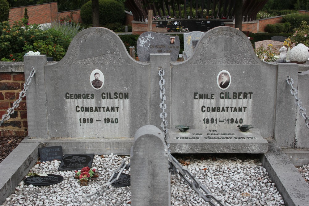 Belgische Oorlogsgraven Mont-Saint-Guibert