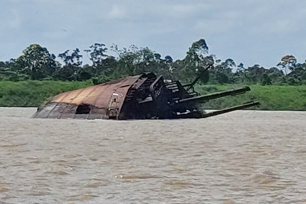 Ship Wreck 'Goslar' Surinam-river