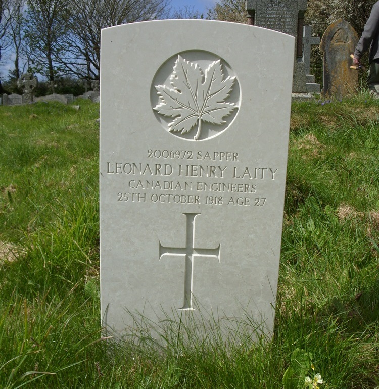 Commonwealth War Grave Germoe Church Cemetery