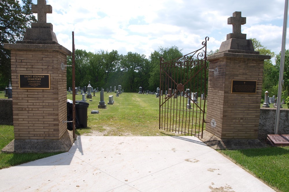Amerikaans Oorlogsgraf Saint Stephens Catholic Cemetery