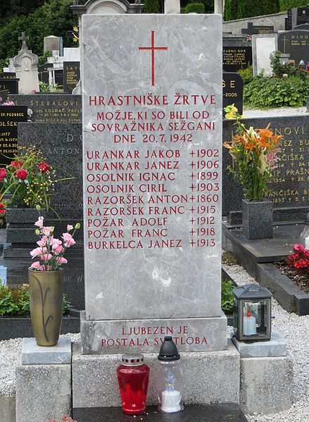 Massagraf Slachtoffers Massamoord Moravče