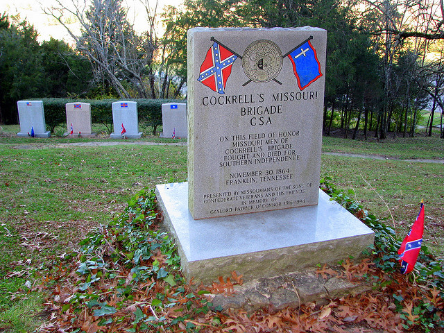 Monument Cockrell's Missouri Brigade CSA