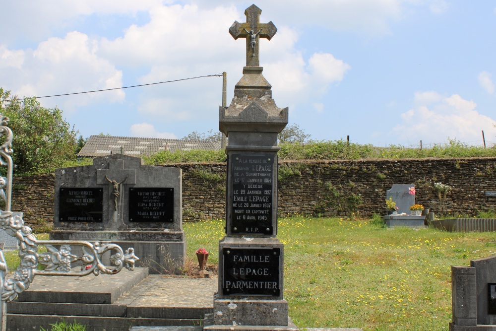 Belgian War Grave Sommethonne