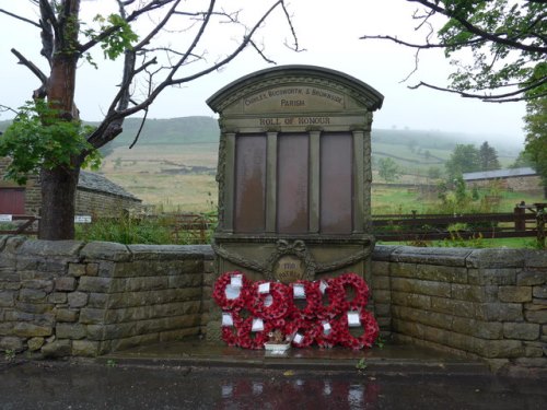 War Memorial Chinley, Bugsworth and Brownside