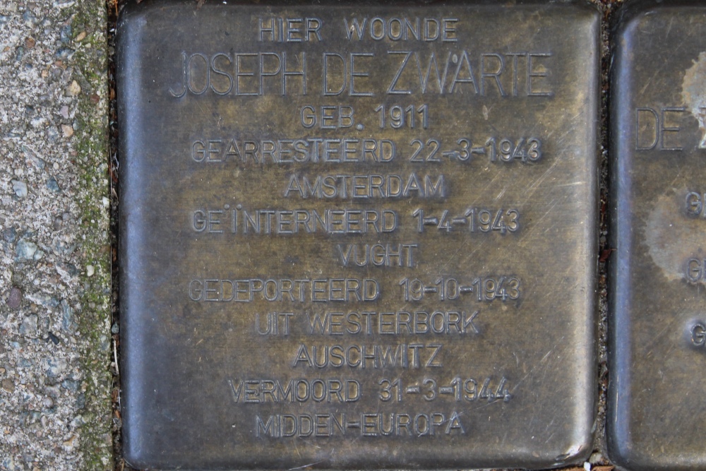 Stolpersteine Tweede Oosterparkstraat 245 #2