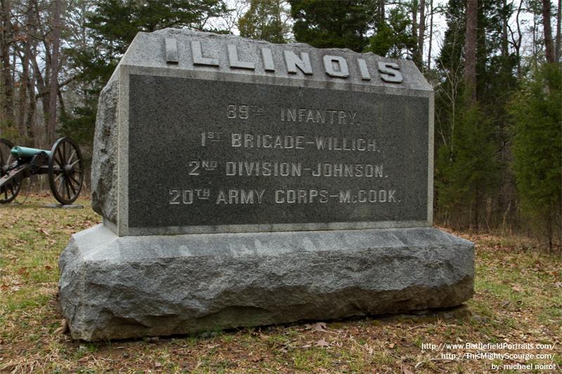 Monument 89th Illinois Infantry